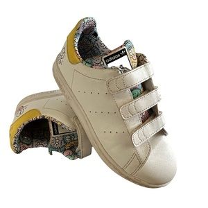 EUC Adidas Kevin Lyons x Stan Smith Kids Shoes Size 2
